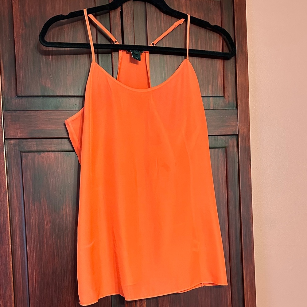 J. Crew Bright electric pink Camisole